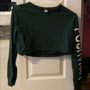 Small positivity crop top